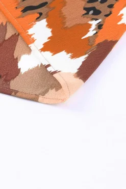 Discount Dear-Lover Abstract Printed Long Sleeve Blouse Multicolor-4