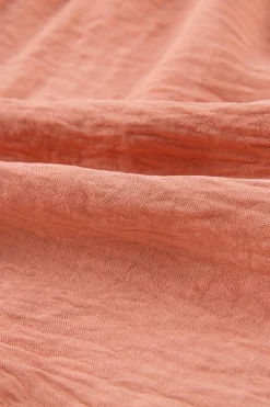Hot Dear-Lover Casual Pocketed Smocked Sleeveless Romper Apricot Pink