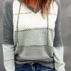 Outlet Dear-Lover Beach Bonfire Knitted Hoodie Gray