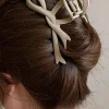 Online Dear-Lover  Bowknot Large Hair Claw Clip Beige