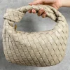 Best Dear-Lover Braided PU Leather Zipper Handbag Beige
