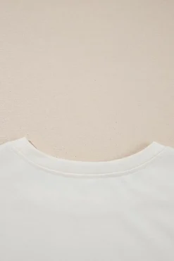 Online Dear-Lover 2pcs Cropped Tee and Ruffle High Waist Skort Set Beige