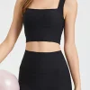 Hot Dear-Lover Back Cross Waistband Yoga Shorts Black