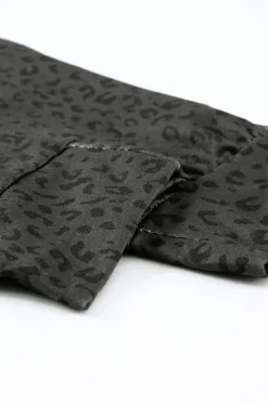 New Dear-Lover Breezy Leopard Joggers Black