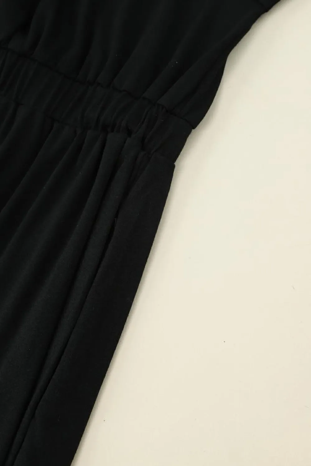 Sale Dear-Lover Button Up High Waist Long Sleeve Dress Black