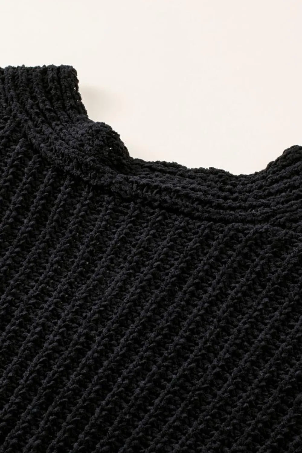 Outlet Dear-Lover Buttoned Front Drop Shoulder Knitted Cardigan Black