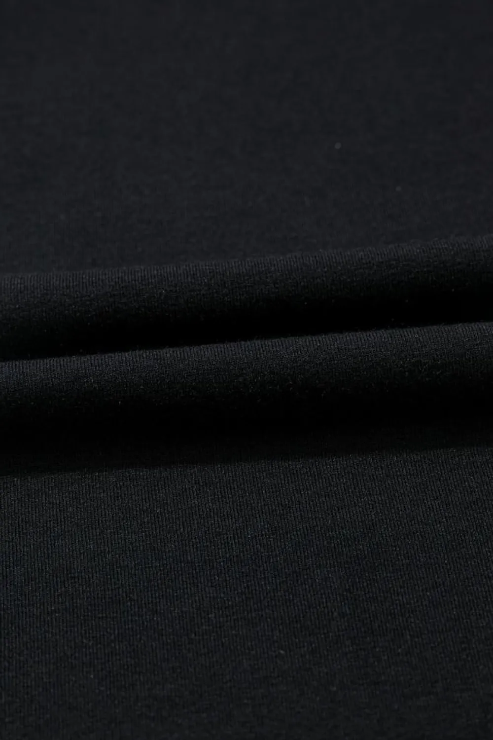 Discount Dear-Lover Color Contrast Collared V Neck Puff Sleeve Blouse Black