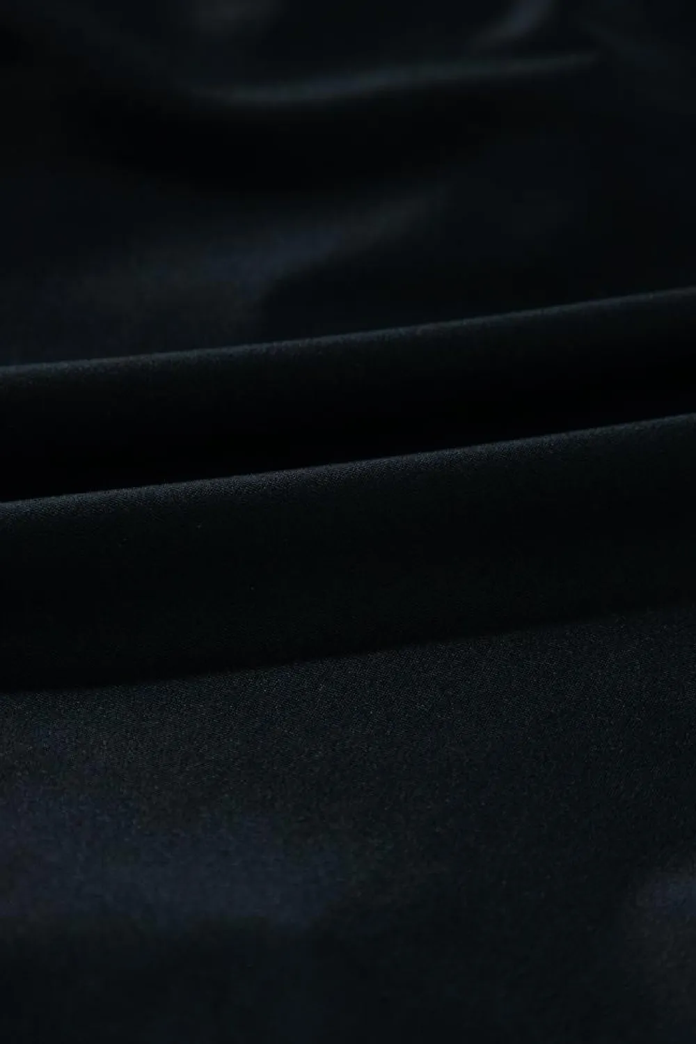 Outlet Dear-Lover Color Contrast Ruffled Wrap V Neck Swimsuit Black