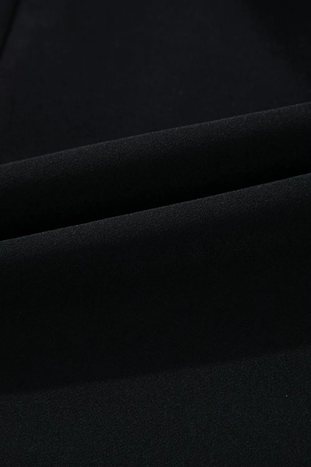 New Dear-Lover Black Contrast Bowknot Applique Crew Neck Sleeveless Mini Dress Color black