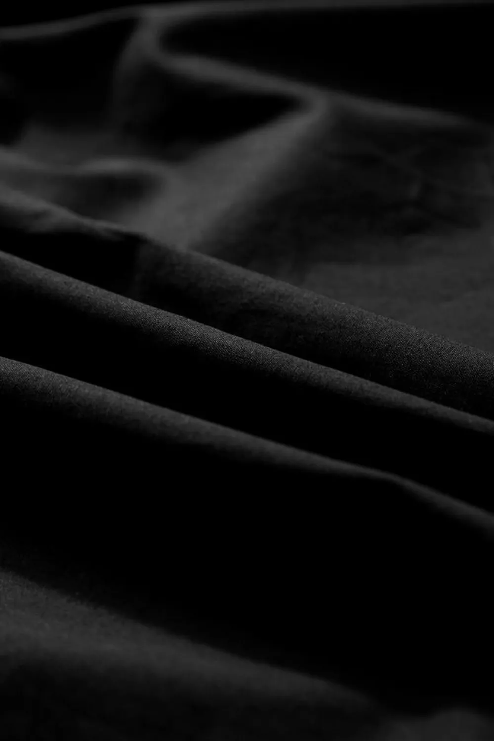 Fashion Dear-Lover Crisp Puff Sleeve Loose Shirt Black