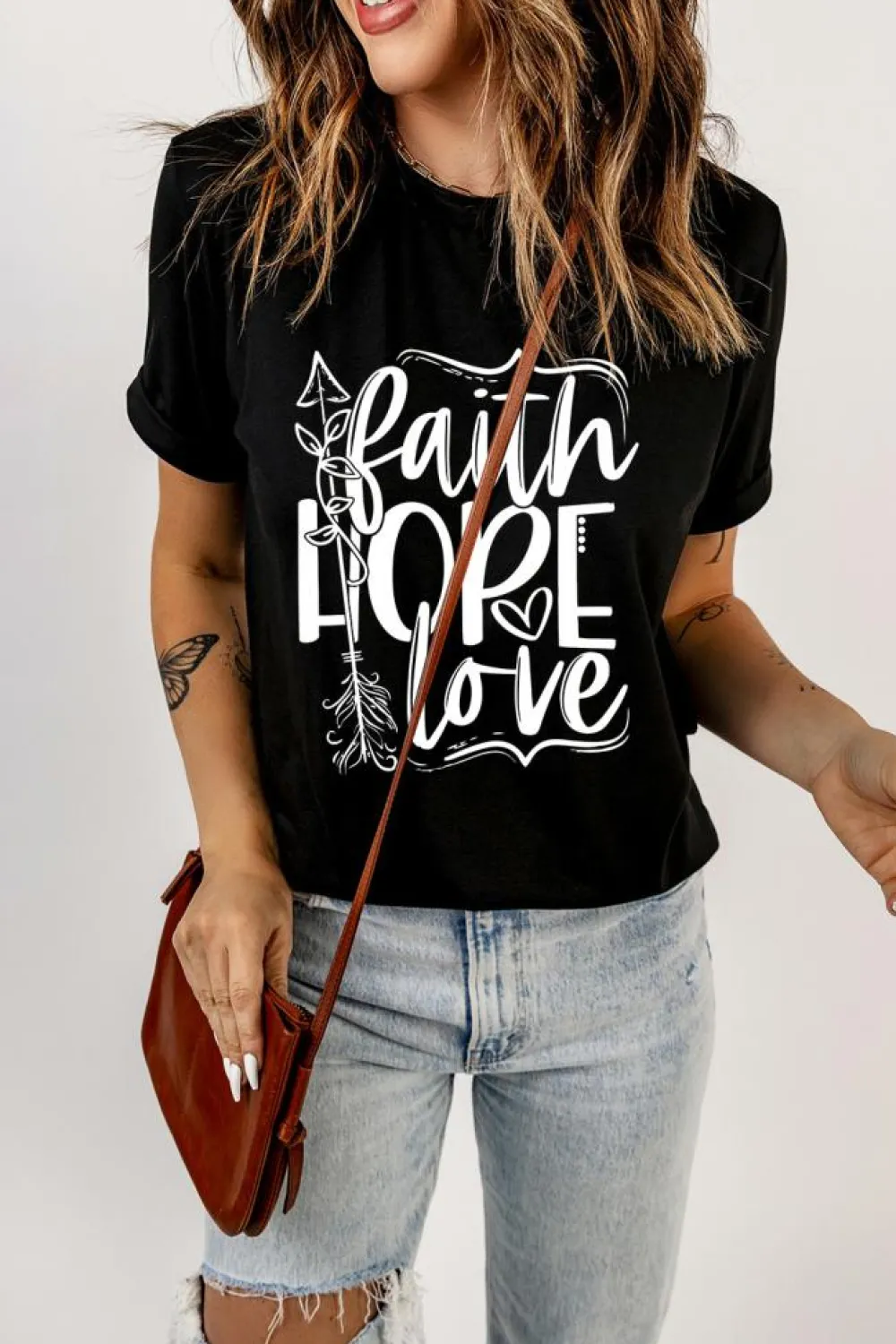 Best Dear-Lover Faith Hope Love Graphic T Shirt Black