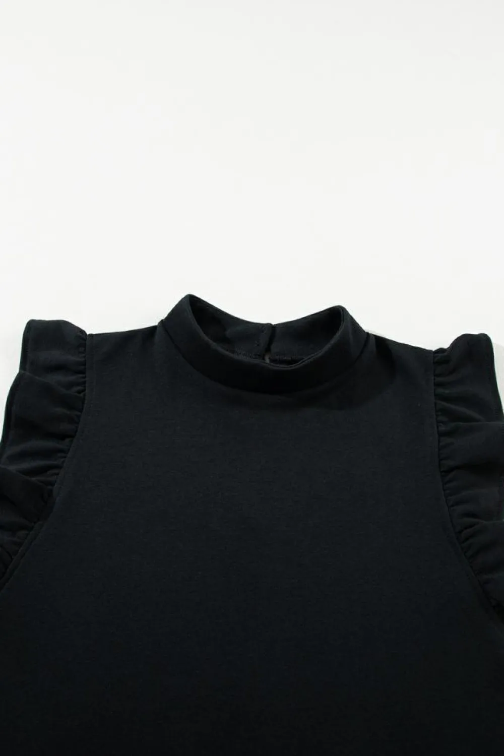 Outlet Dear-Lover Flutter Sleeve Crew Neck Shift Dress Black