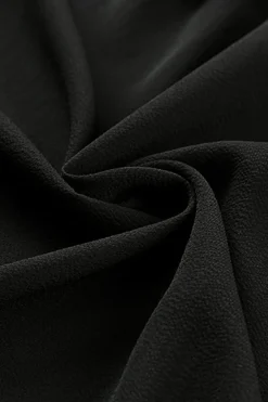 Clearance Dear-Lover Frill Tiered Drawstring Waist Maxi Skirt Black