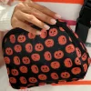 Best Dear-Lover Halloween Pumpkin Print Buckle Strap Square Crossbody Bag Black