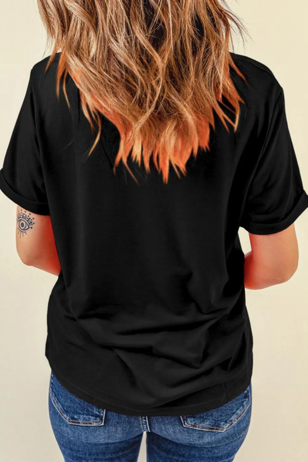Outlet Dear-Lover MAMA Artistic Graphic Tee Black