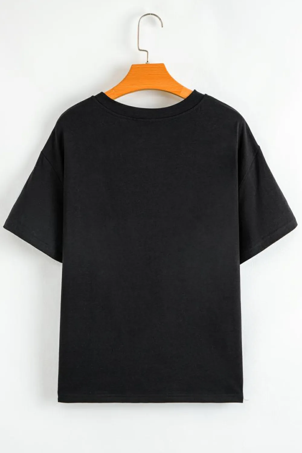 Fashion Dear-Lover MAMA Letter Graphic Neon T Shirt Black