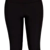 Sale Dear-Lover Mid Waist Crop Swim Leggings Black