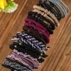 Best Dear-Lover Multicolour 20pcs Boho Knotted Hair Ties Black