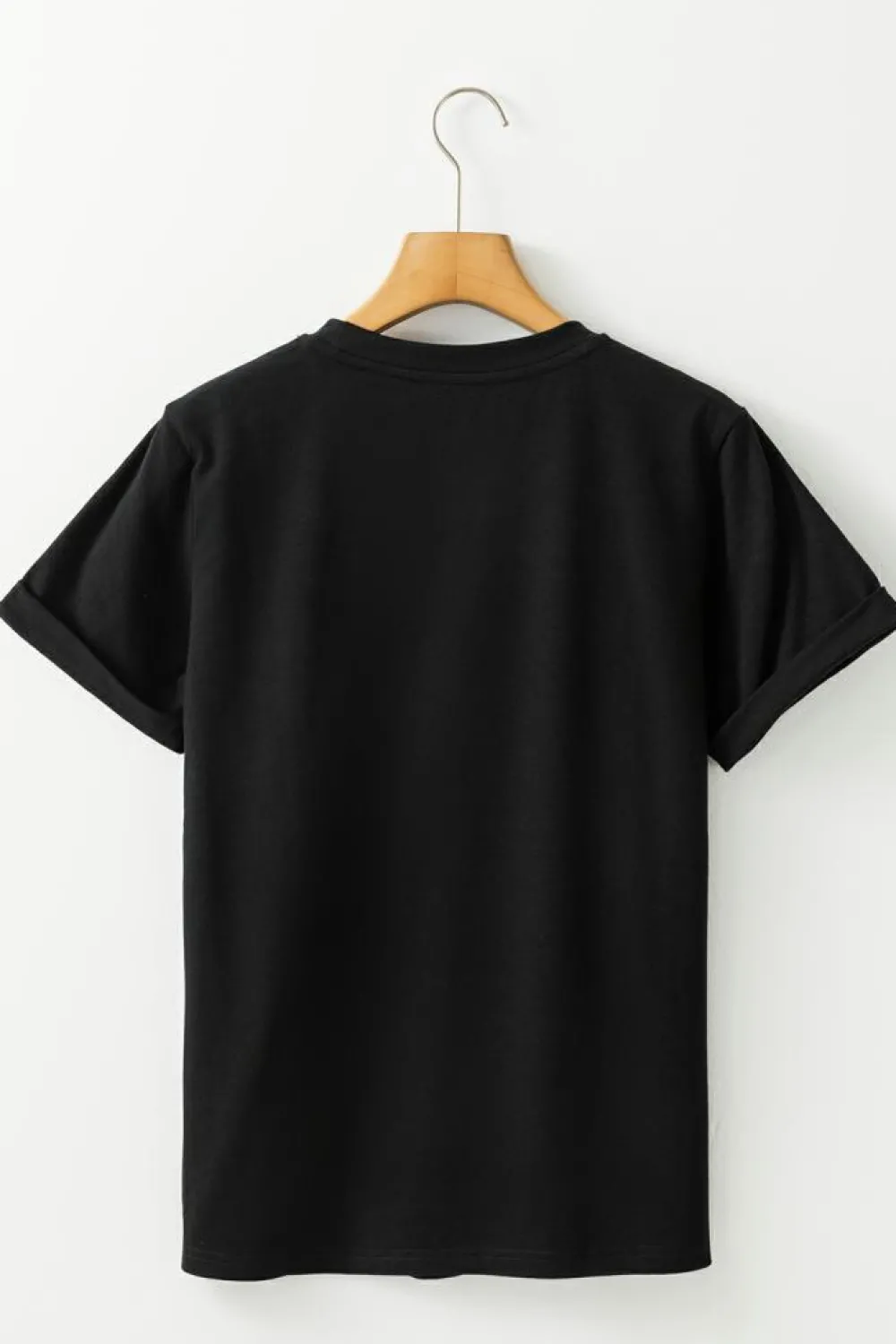 Discount Dear-Lover Nutcracker Merry Christmas Printed Crewneck T Shirt Black