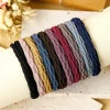 Sale Dear-Lover 10pcs/pack Elastic Textured Hair Tie Black