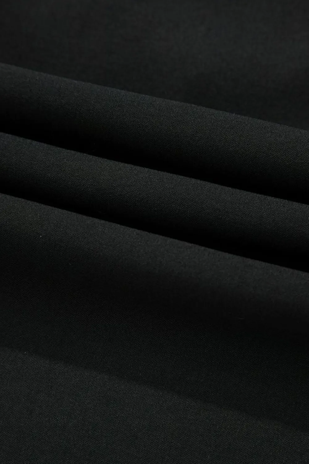Hot Dear-Lover Pinched V Neck Tie Loose Tank Top Black