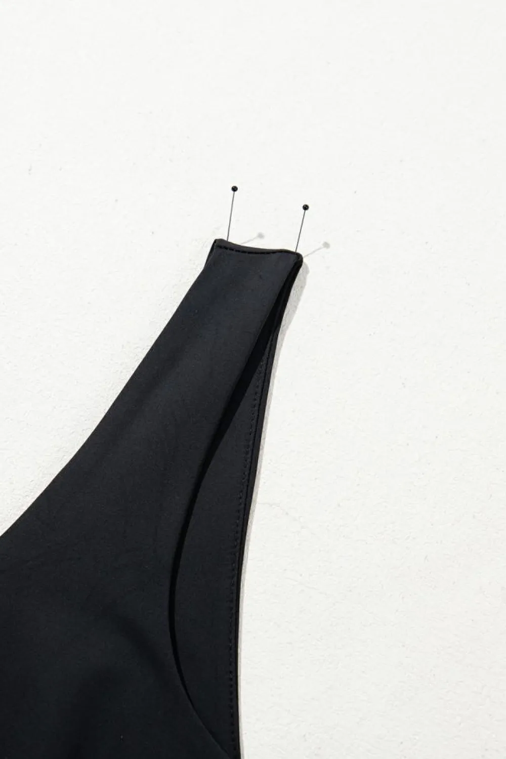 Sale Dear-Lover Plain Sleeveless Loop Drawstring Cinched Waist Romper Black