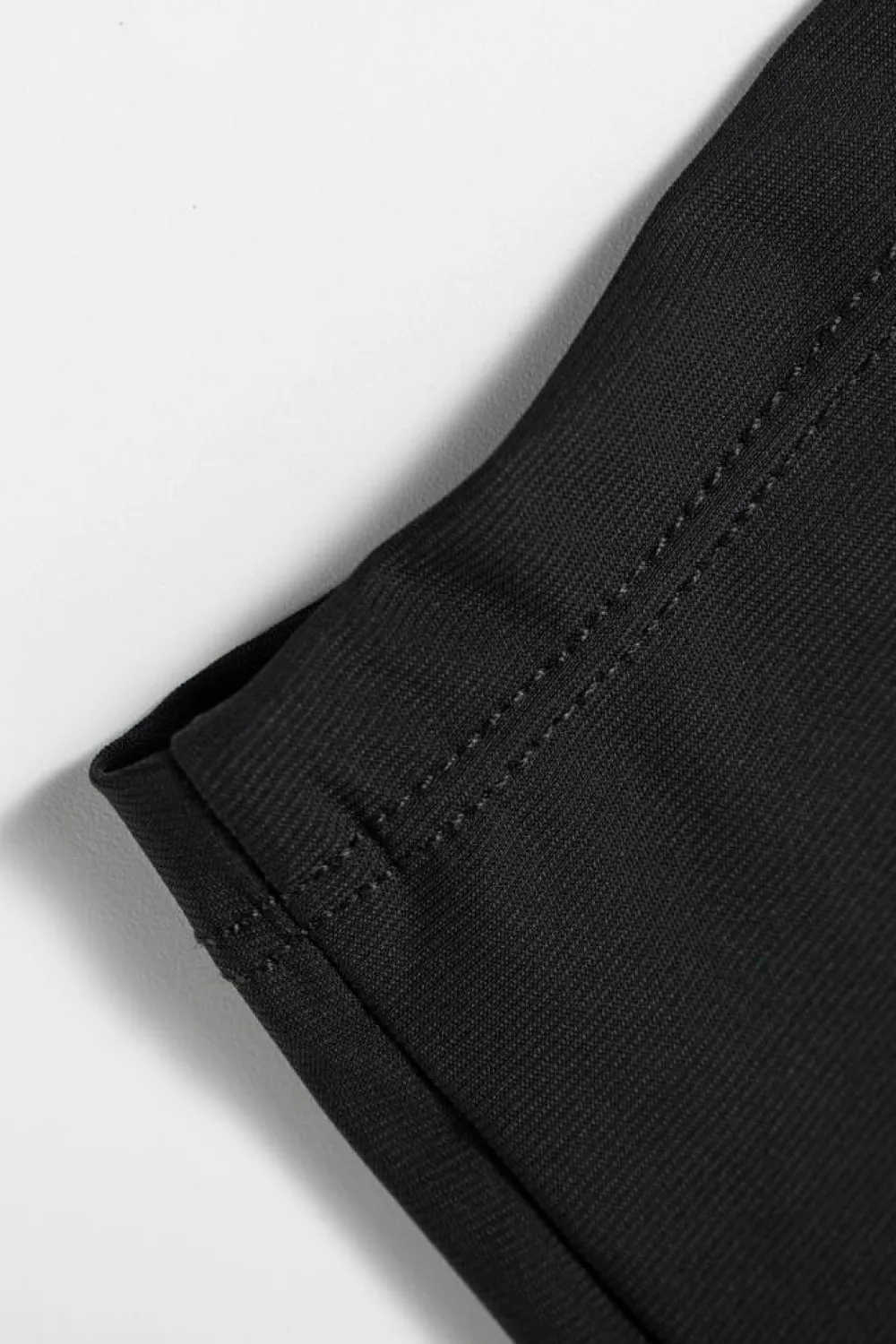 Fashion Dear-Lover Pocketed Wide Waistband Swim Shorts Black