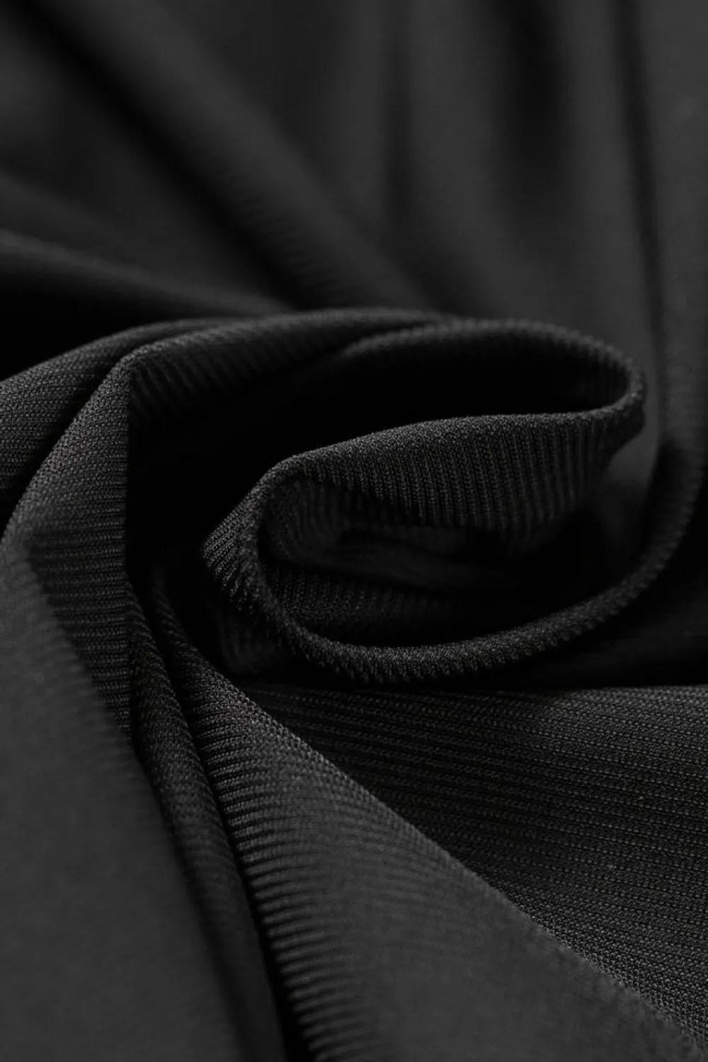 Fashion Dear-Lover Pocketed Wide Waistband Swim Shorts Black
