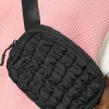 Outlet Dear-Lover Quilted Puffer Belt Bag Fanny Pack Black
