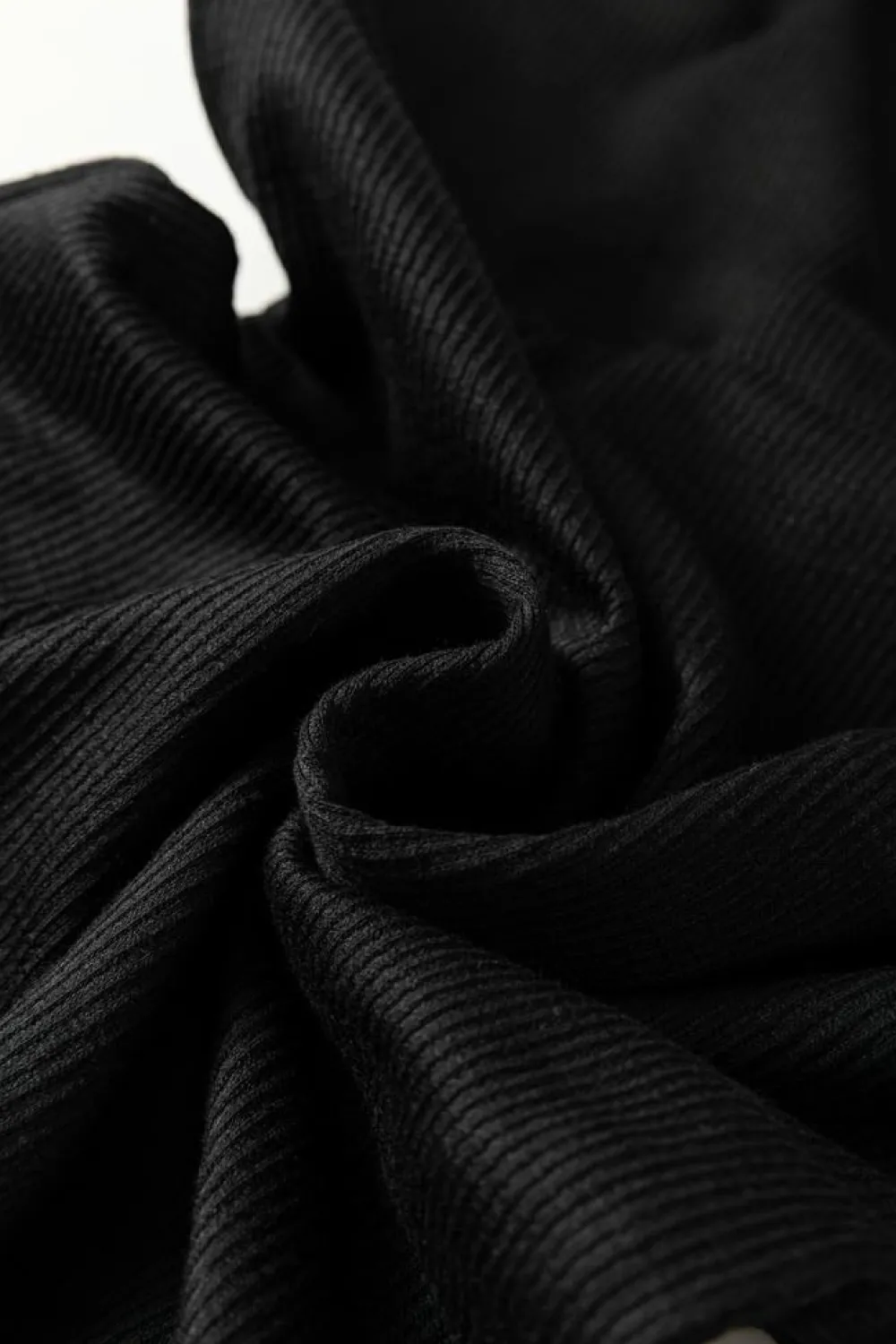 Outlet Dear-Lover Racerback Ribbed Knit Drawstring Bodycon Dress Black