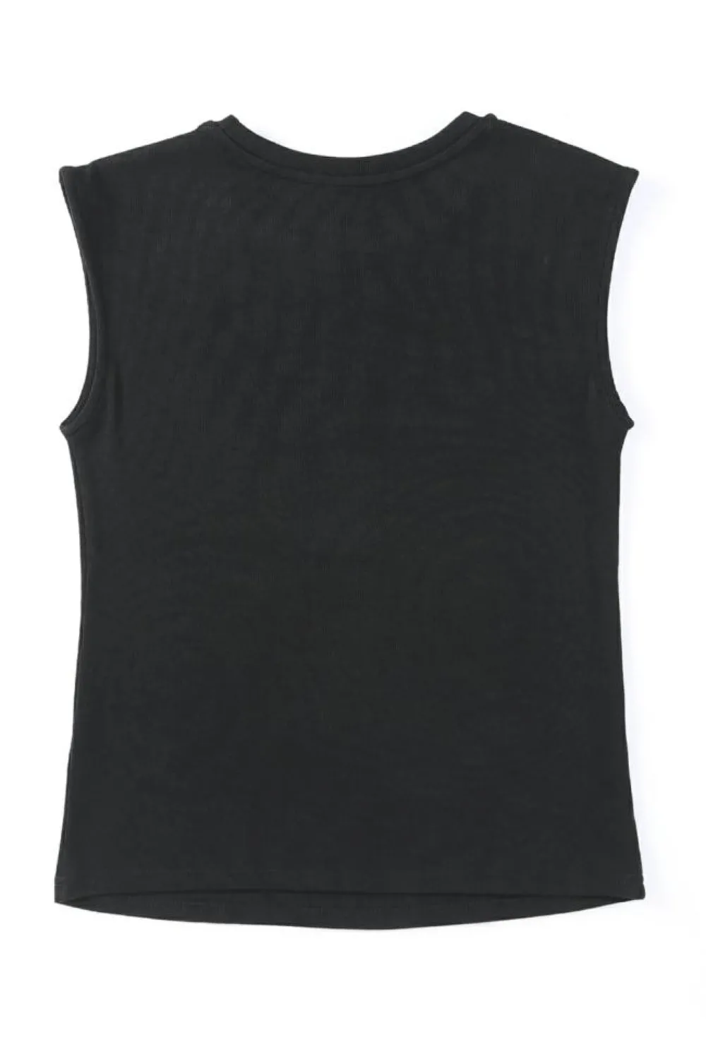 Best Dear-Lover Slash Cutout Cap Sleeve T Shirt Black