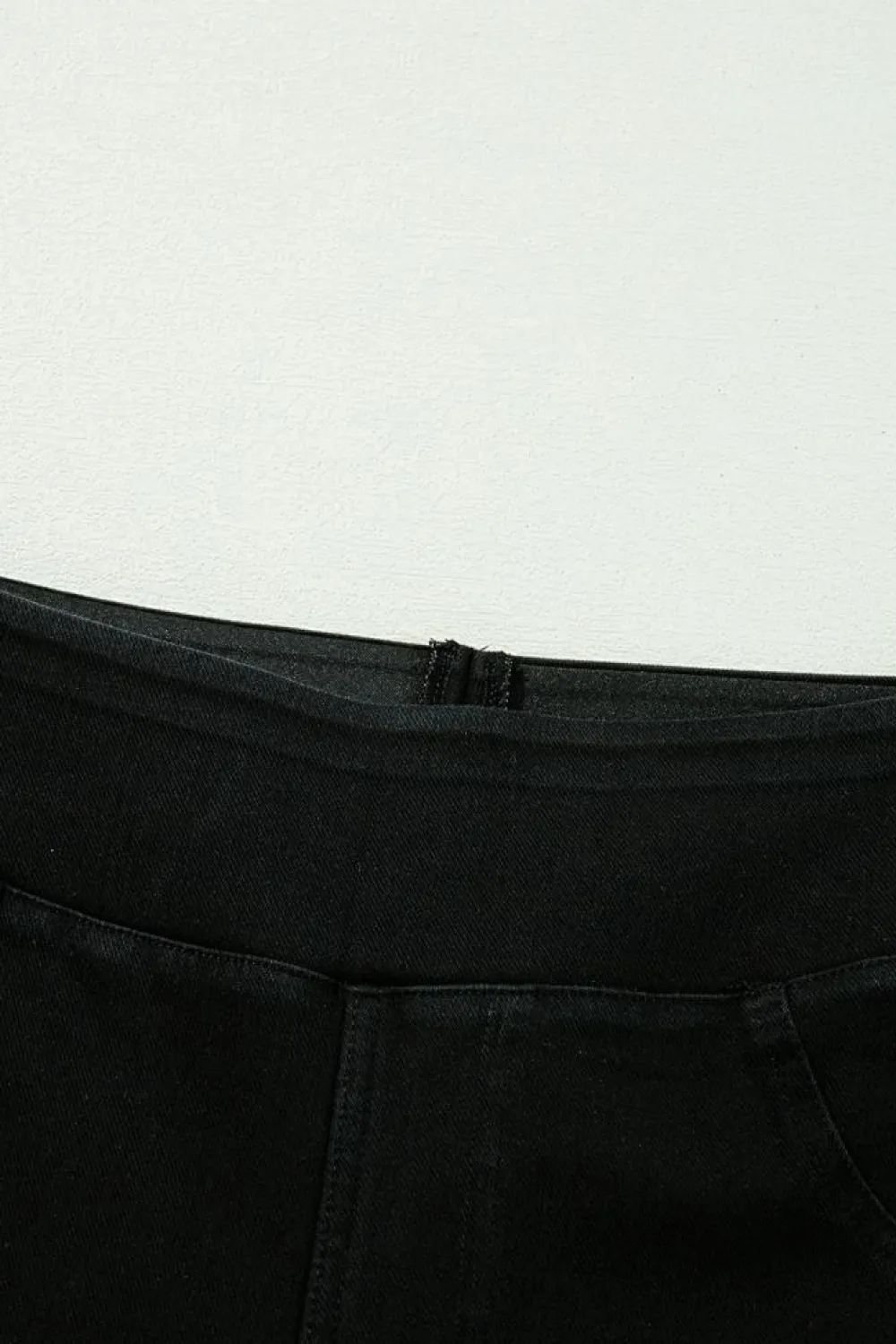 Best Dear-Lover Solid Color High Waist Stretchy Slim Fit Jeggings Black