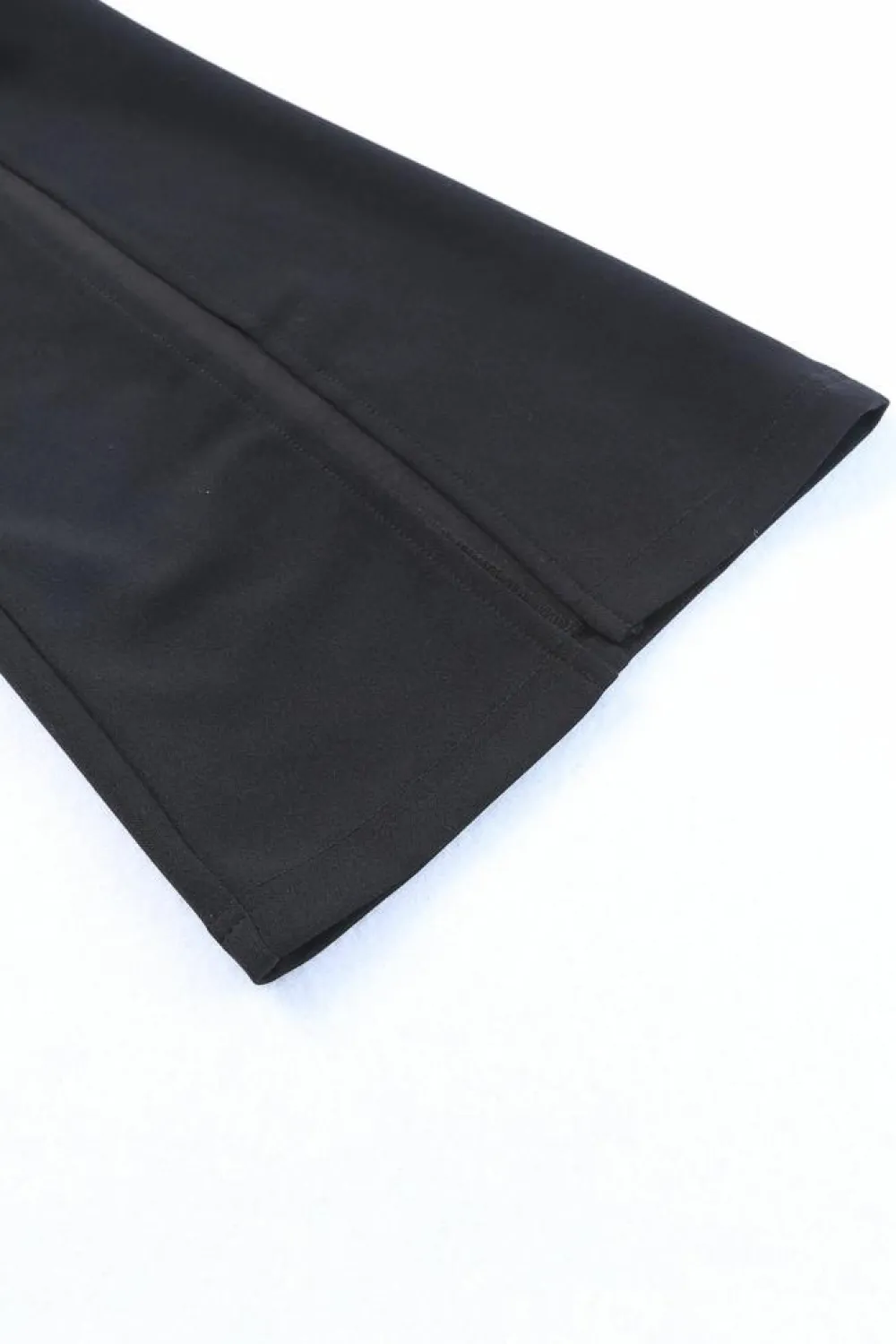 Best Dear-Lover Split Hem High Waist Pants Black