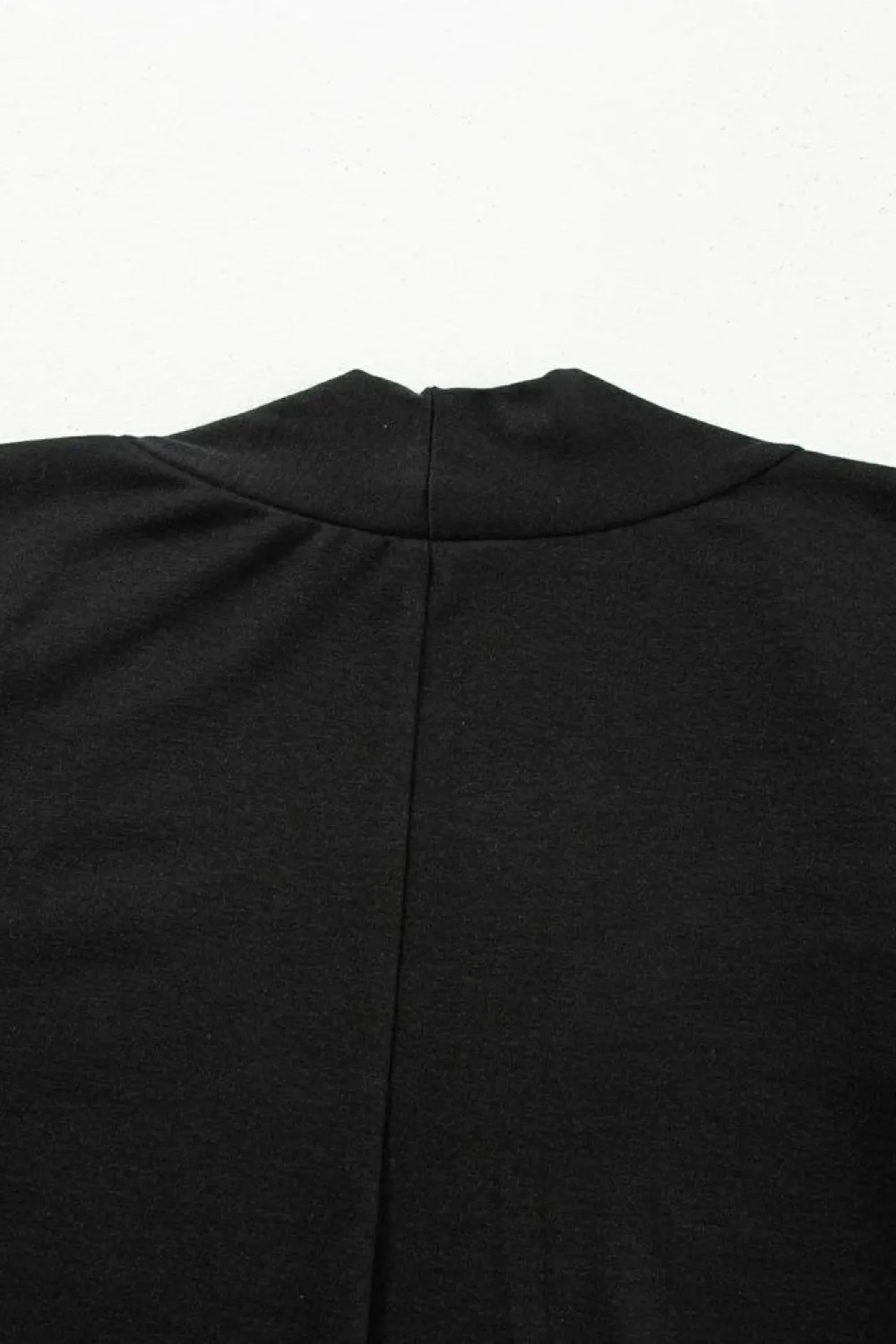 New Dear-Lover Split Long Cardigan and Skinny Pants Lounge Set Black