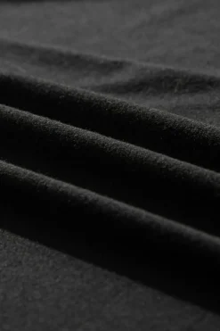 New Dear-Lover Split Long Cardigan and Skinny Pants Lounge Set Black