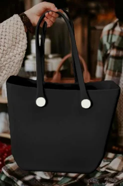 Discount Dear-Lover Waterproof Self-assembly Detachable Straps EVA Tote Bag Black