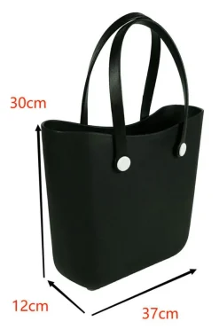 Discount Dear-Lover Waterproof Self-assembly Detachable Straps EVA Tote Bag Black