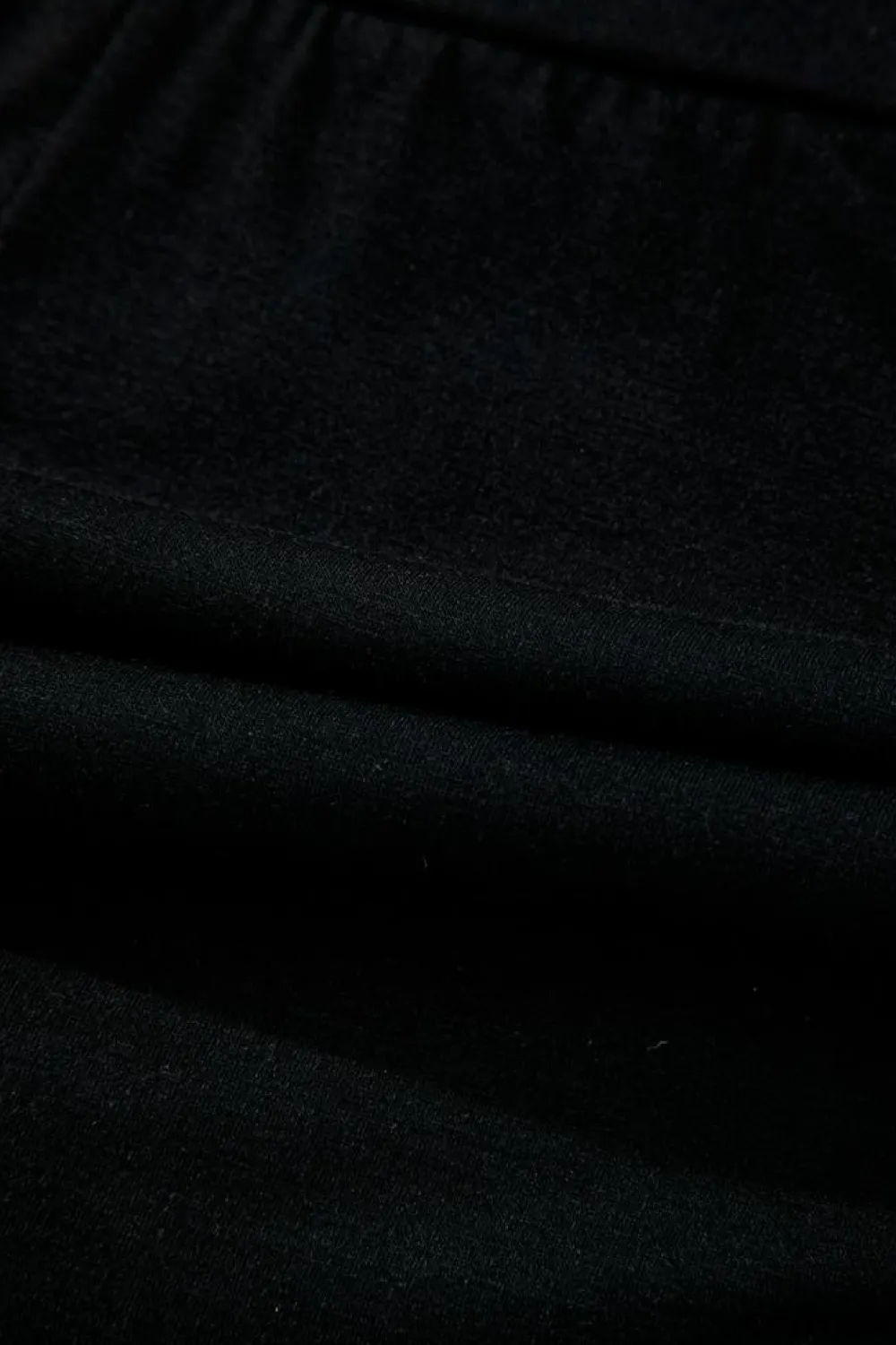 Online Dear-Lover Wide Waistband Ruched Skort Black