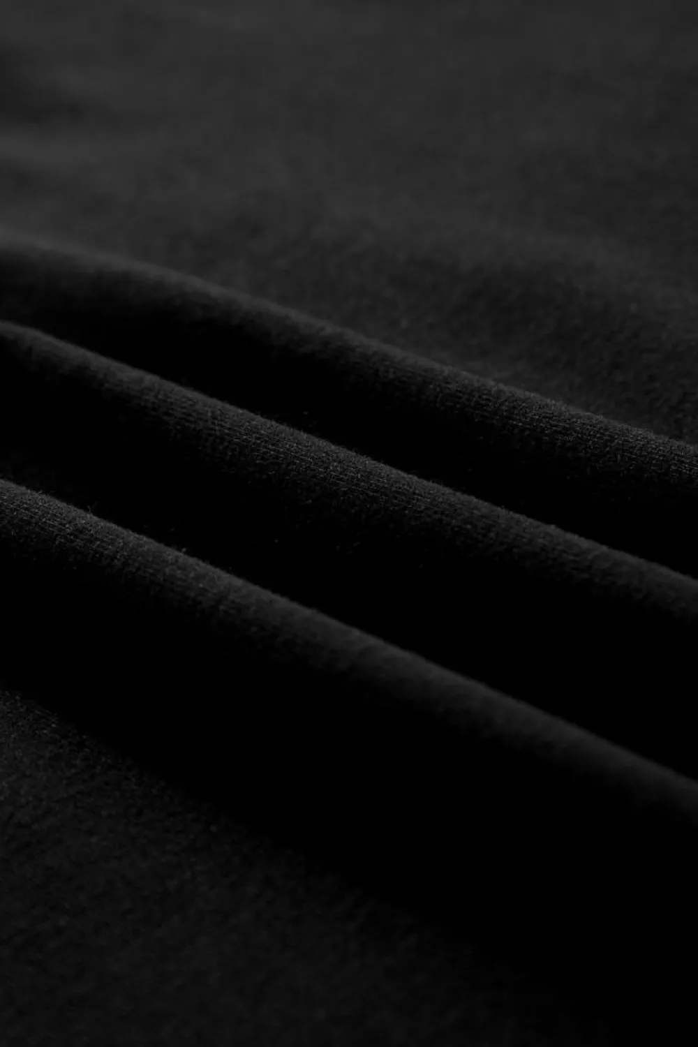 Clearance Dear-Lover Zip-up Stand Neck Kangaroo Pocket Sweatshirt Black