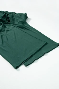 Hot Dear-Lover Cinched Waist Sleeveless Wide Leg Jumpsuit Blackish Green