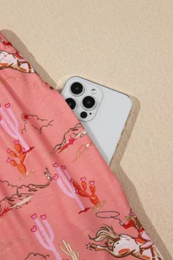 Hot Dear-Lover Cowgirl Country Print Pajamas Set Blossom