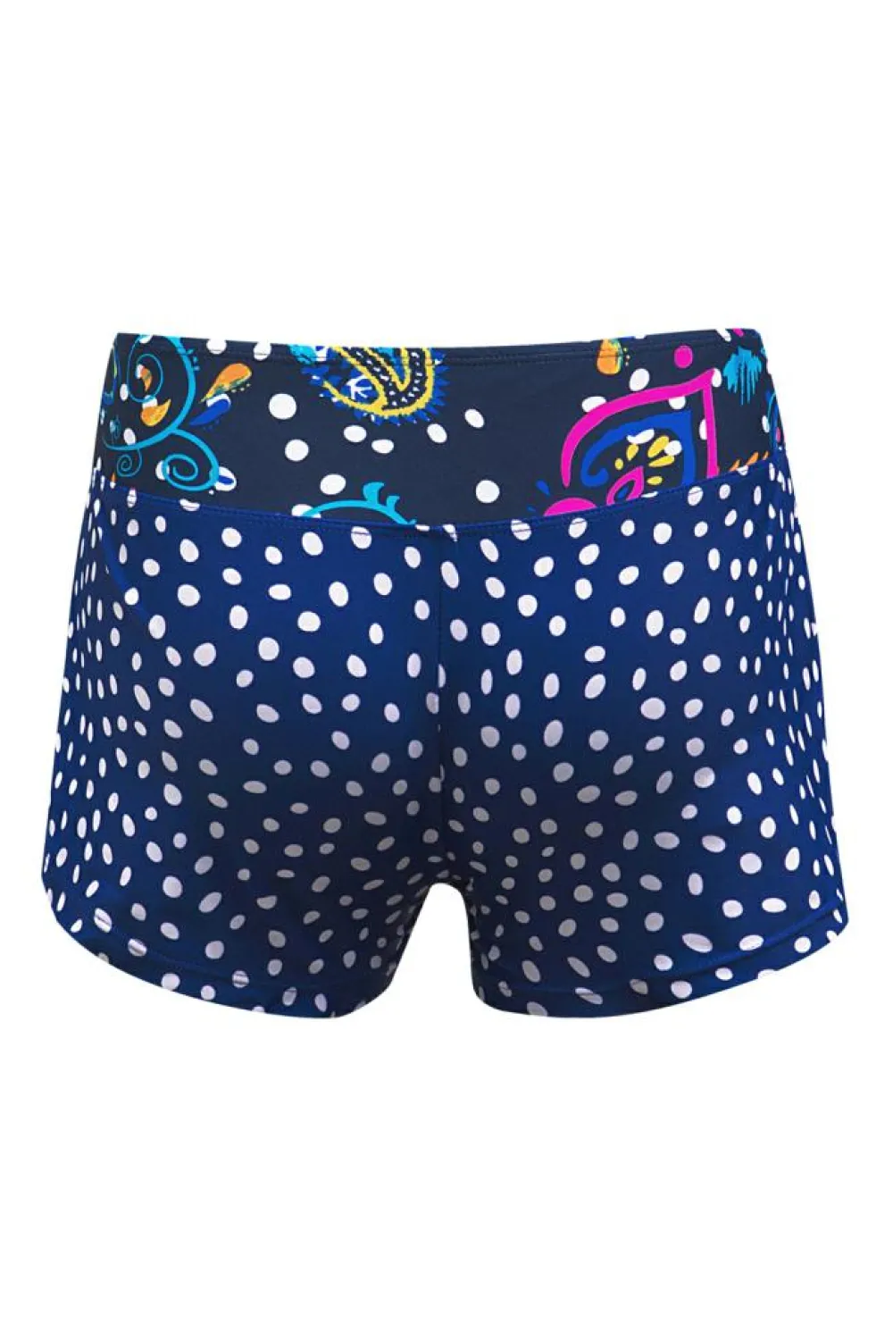 New Dear-Lover Dotted Print Tankini Swimwear Blue