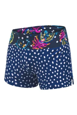 New Dear-Lover Dotted Print Tankini Swimwear Blue