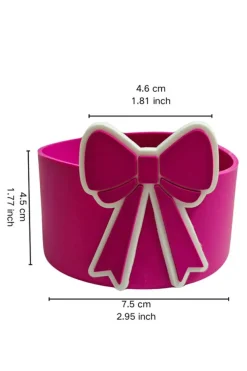 Clearance Dear-Lover Bow Knot Silicone Cup Sleeve Bonbon