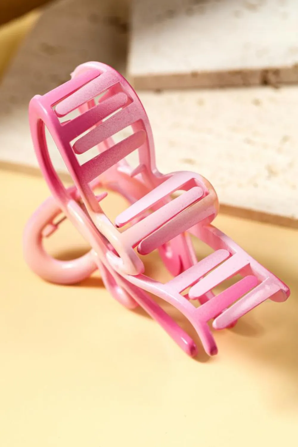 New Dear-Lover Butterfly Shape Glossy Hair Claw Clip Bonbon