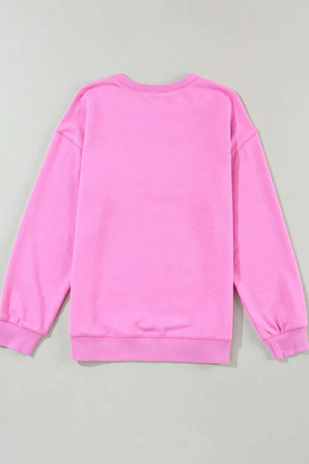 Discount Dear-Lover COFFEE Letter Embossed Casual Sweatshirt Bonbon