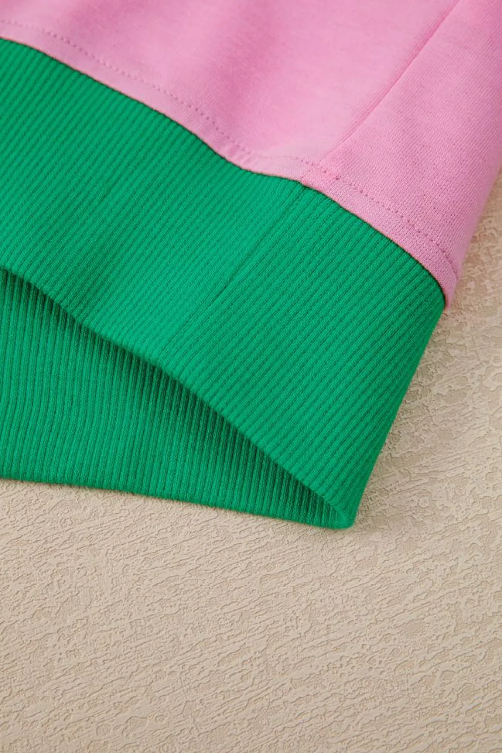 Online Dear-Lover Colorblock Edge Drop Shoulder T Shirt and Skort 2Pcs Set Bonbon