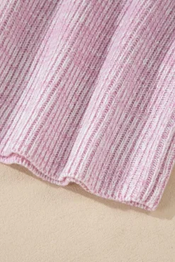 Sale Dear-Lover Neutral Colorblock Tie Back Sweater Bonbon