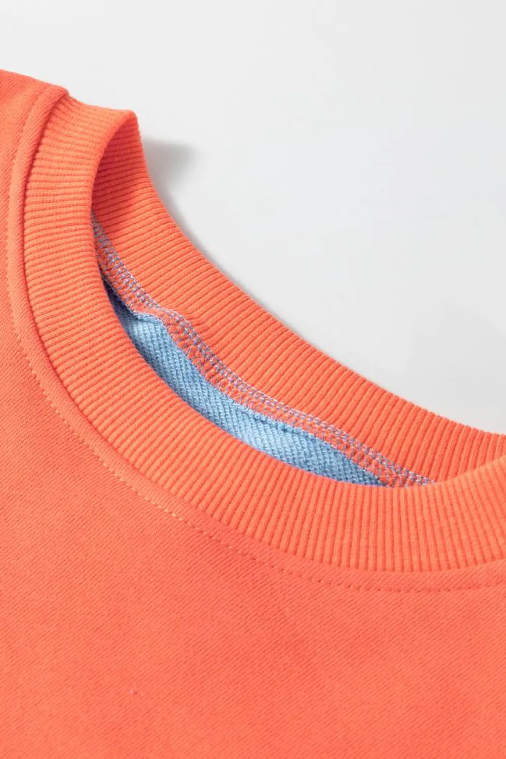 New Dear-Lover Colorblock Patchwork Drop Shoulder Sweatshirt Bright Pink