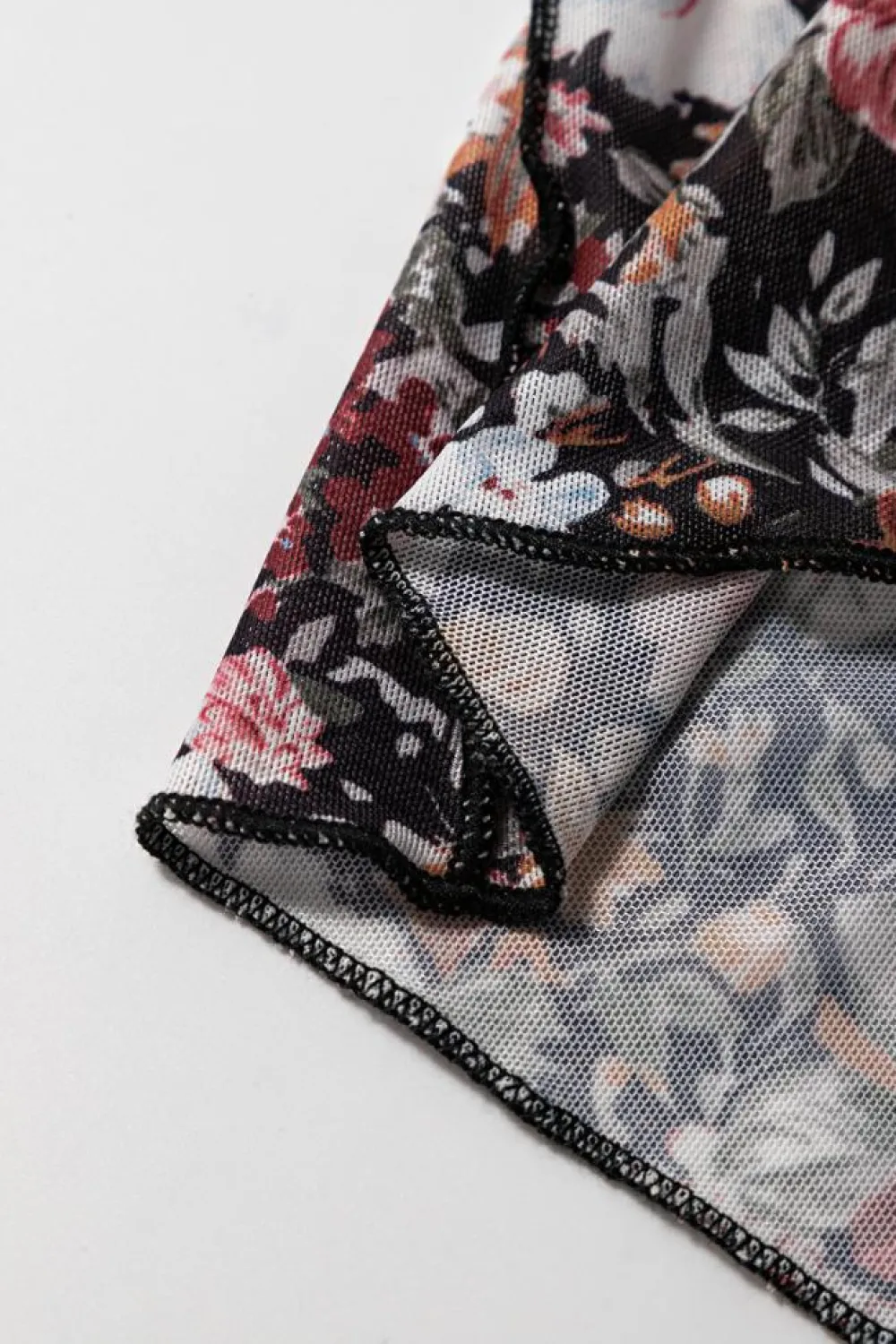 Fashion Dear-Lover Floral Print High Waist Maxi Skirt Brown